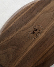 Load image into Gallery viewer, NAMU Carved Walnut Plate / Tray (9.8&quot;)
