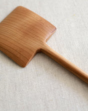 Load image into Gallery viewer, NAMU Carved Cherry Wood Square Spatula
