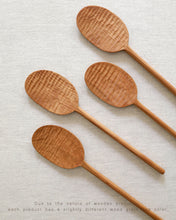 Load image into Gallery viewer, NAMU Carved Cherry Wood Round Spatula
