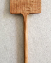 Load image into Gallery viewer, NAMU Carved Cherry Wood Square Spatula
