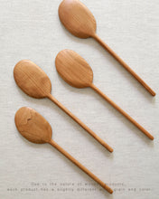 Load image into Gallery viewer, NAMU Carved Cherry Wood Round Spatula
