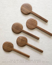 Load image into Gallery viewer, NAMU Carved Walnut Wood Rice Paddle
