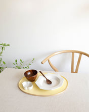 Load image into Gallery viewer, Wooden Serving Tray in Light Yellow
