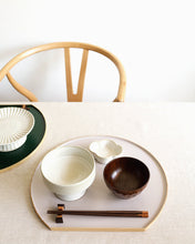 Load image into Gallery viewer, Half Moon Wooden Tray in Gray
