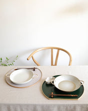 Load image into Gallery viewer, Half Moon Wooden Tray in Gray

