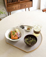 Load image into Gallery viewer, Half Moon Wooden Tray in Gray
