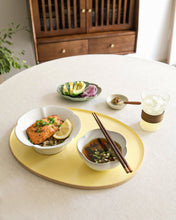 Load image into Gallery viewer, Wooden Serving Tray in Light Yellow
