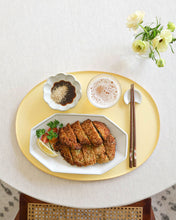 Load image into Gallery viewer, Wooden Serving Tray in Light Yellow

