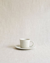 Load image into Gallery viewer, Coffee Cup &amp; Saucer in White (3&quot;)
