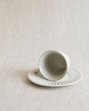 Load image into Gallery viewer, Coffee Cup &amp; Saucer in White (3&quot;)
