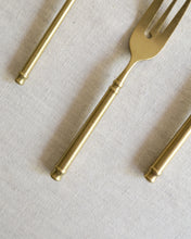 Load image into Gallery viewer, Dessert Cutlery in Matte Gold
