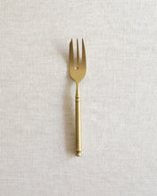 Load image into Gallery viewer, Dessert Cutlery in Matte Gold
