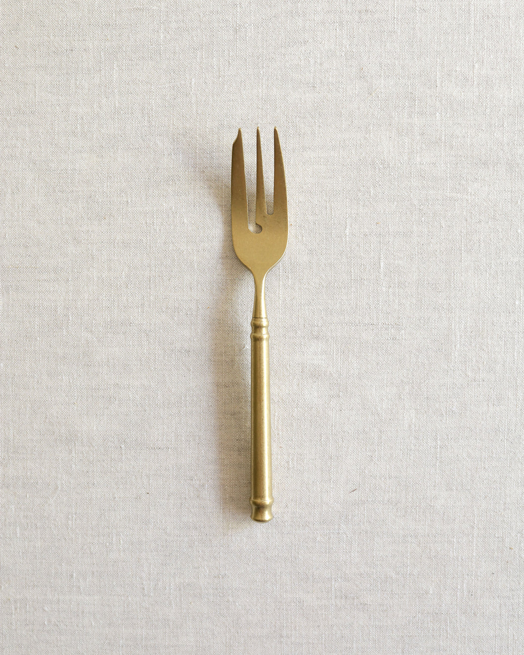 Dessert Cutlery in Matte Gold