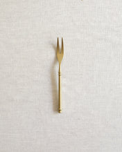 Load image into Gallery viewer, Dessert Cutlery in Matte Gold
