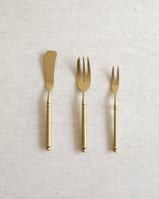 Load image into Gallery viewer, Dessert Cutlery in Matte Gold
